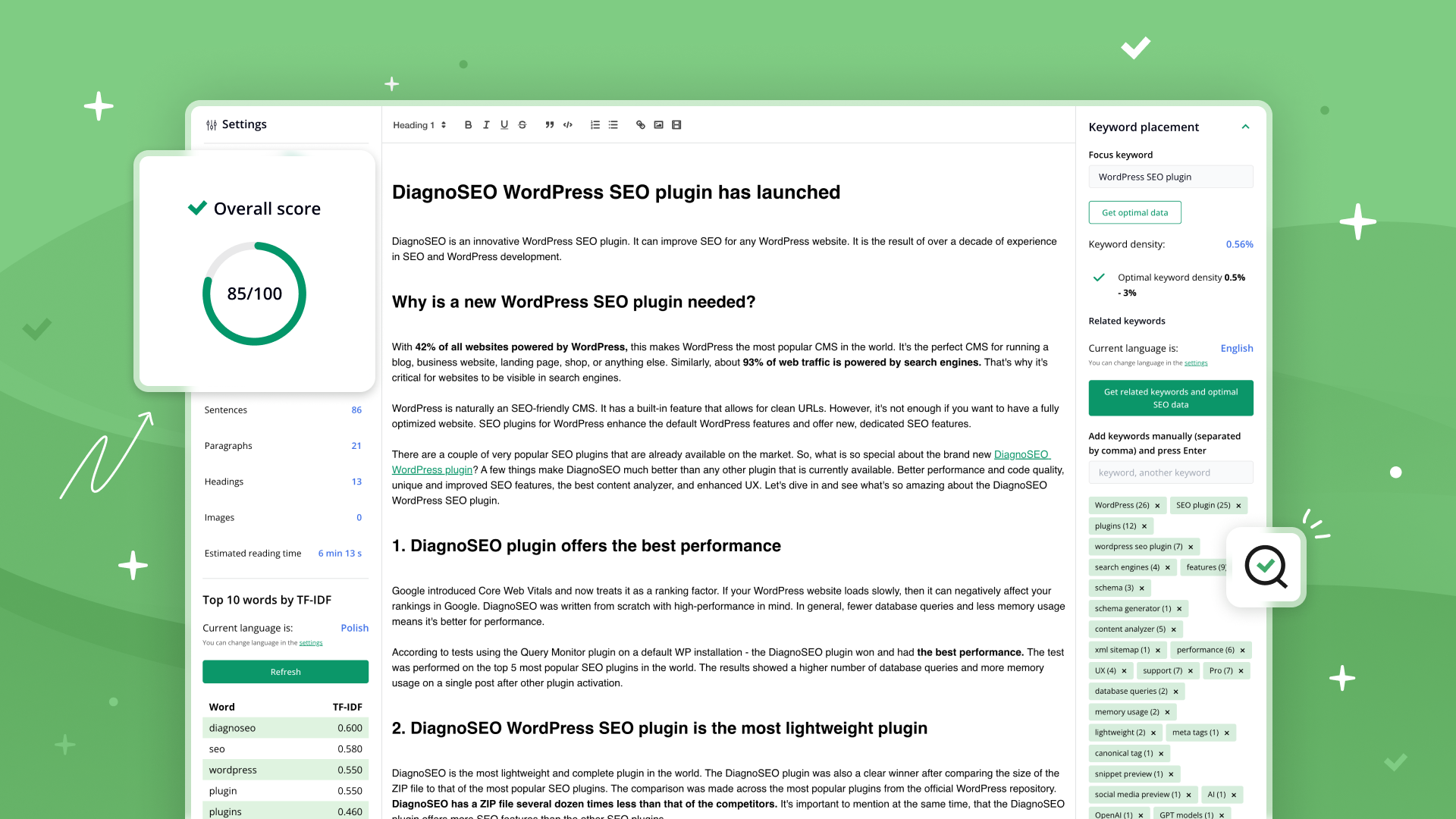 SEO Content Editor - DiagnoSEO